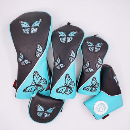 Golf Club Sleeve Butterfly Wooden Pole