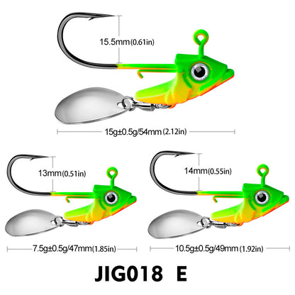 Jig Hook Soft Fish Counterweight Avoid Hanging Bottom Fishing Accessories