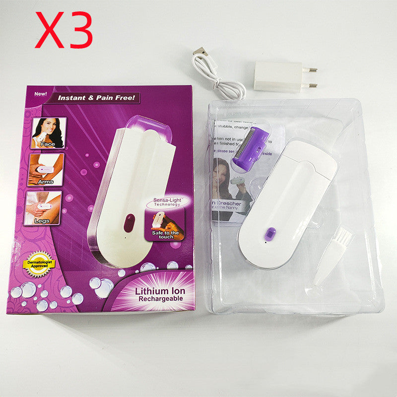 Induction Lady Epilator Laser Painless Hair Removal Device