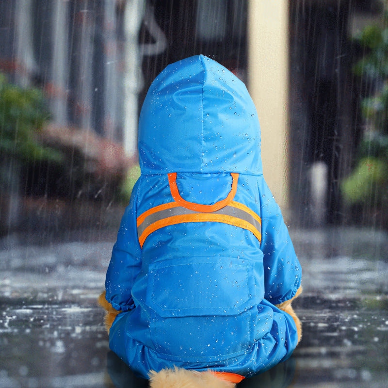 Pet Reflective Raincoat .