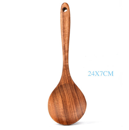 Teak Natural Wood  Spoon