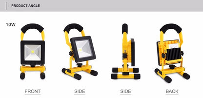 Ultrathin rechargeable led flood light 10W waterproof