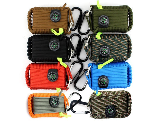 Camping bag climbing umbrella rope equipment kit
