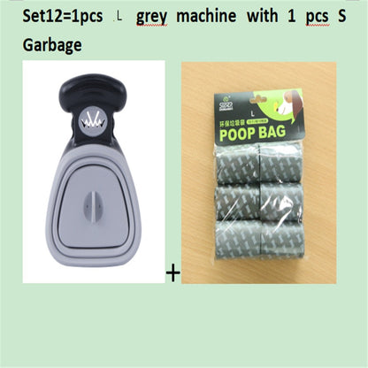 Pet Travel Foldable Pooper Scooper With 1 Roll Decomposable bags .