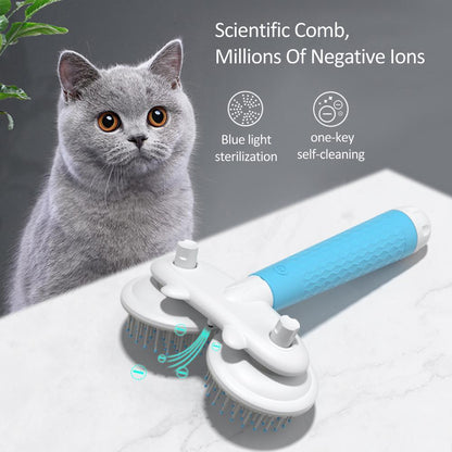 Pet Cat Brush Dog Slicker Brush Double-headed .