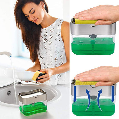 Multifunction Soap Dispenser Sponge