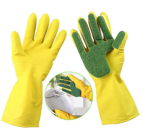 1 Pair Creative Home Washing Cleaning Gloves