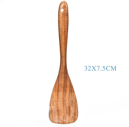 Teak Natural Wood  Spoon