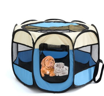 Fast folding octagonal pet fence.