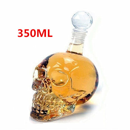 Skull Skull Double Transparent Glass