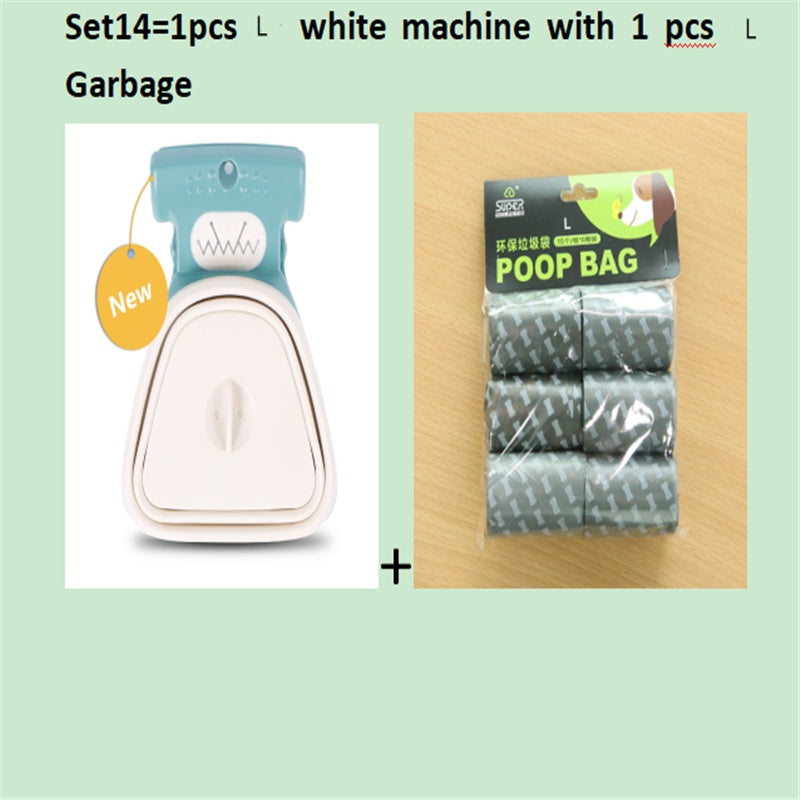 Pet Travel Foldable Pooper Scooper With 1 Roll Decomposable bags .