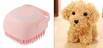 Pet Products Amazon Hot Silicone Dog Bath Brush