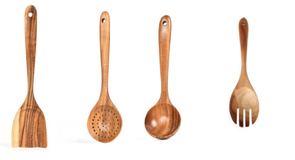 Teak Natural Wood  Spoon