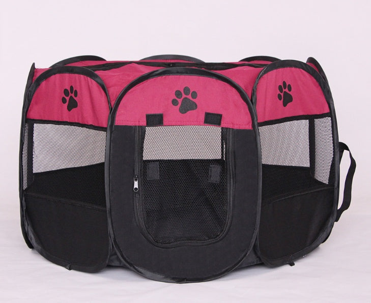 Fast folding octagonal pet fence.