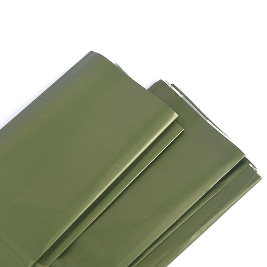 Custom Army Green Cold-Proof Thermal Insulation Emergency Sleeping Bag.