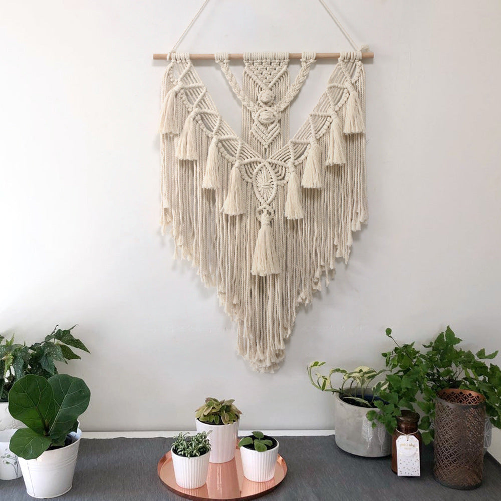 Hand-woven Pendant Macrame Wall Hanging