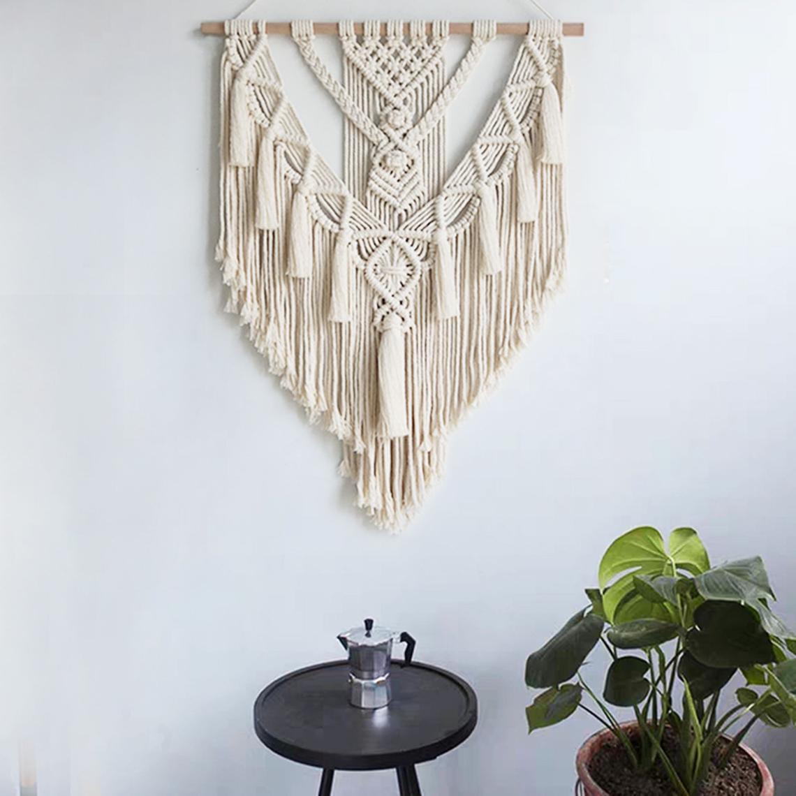 Hand-woven Pendant Macrame Wall Hanging