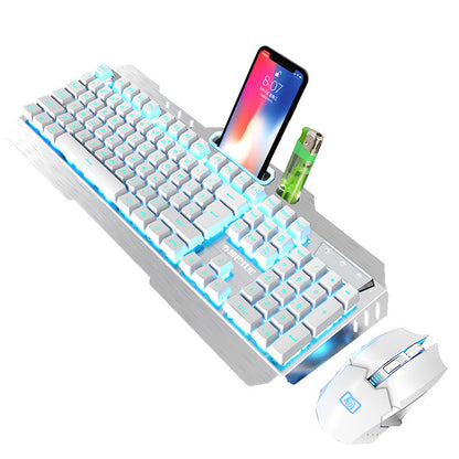 Xinmeng 670 Wireless Charging Keyboard And Mouse Set Game Luminous