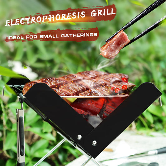 BBQ Grill Folding Stainless Steel Portable