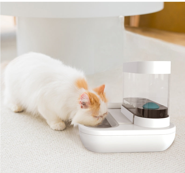 4 Style Pet Cat Bowl Dog for Cats Feeder Bowls Kitten Automatic Drinking Fountain 1.5L Capacity Puppy Feeding Water Products