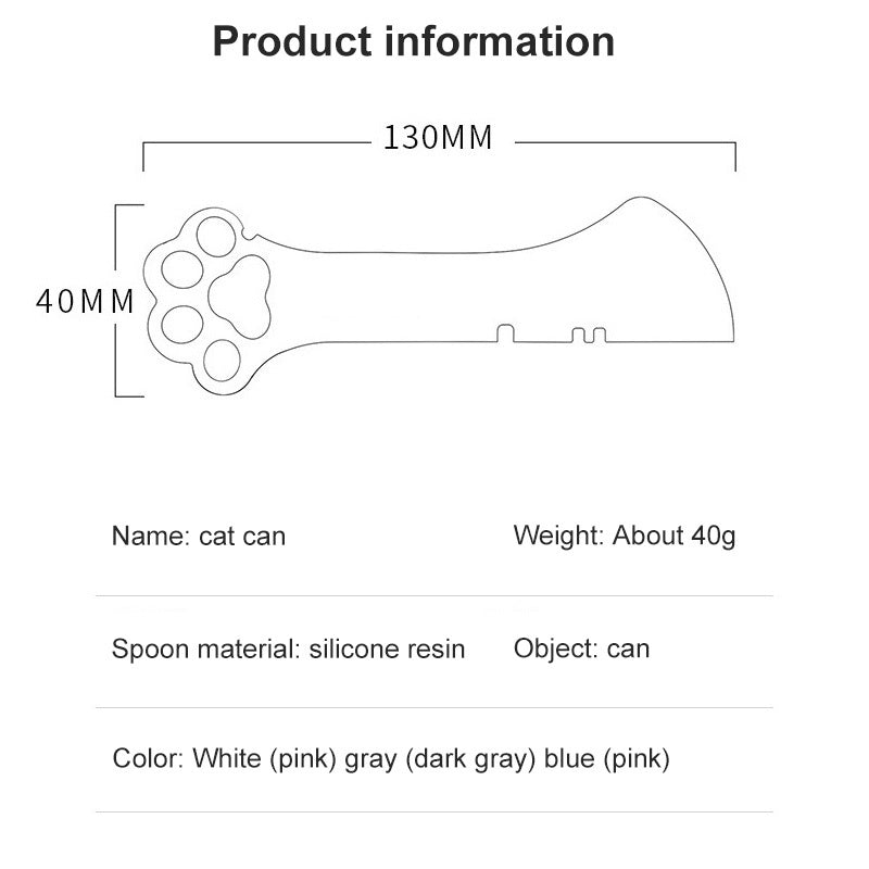 Multifunction Pet Canned Spoon