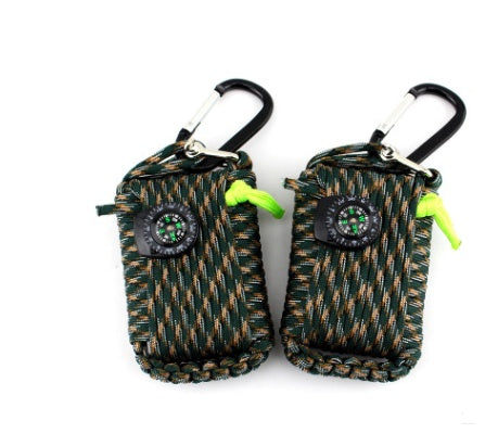 Camping bag climbing umbrella rope equipment kit