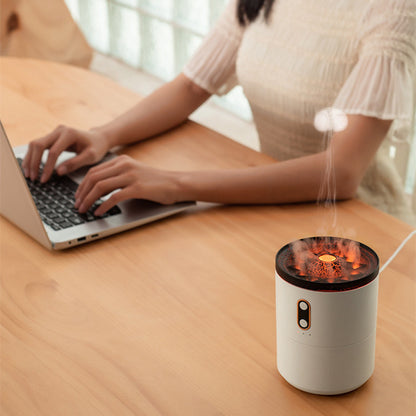 Volcanic Flame Aroma Essential Oil Diffuser USB Portable