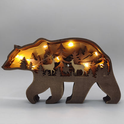 Christmas Decoration Wooden Animal