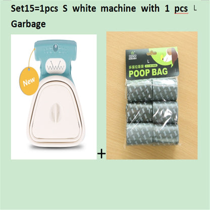 Pet Travel Foldable Pooper Scooper With 1 Roll Decomposable bags .