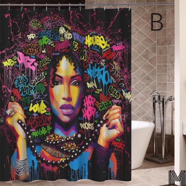 Art Design Graffiti  Curtain