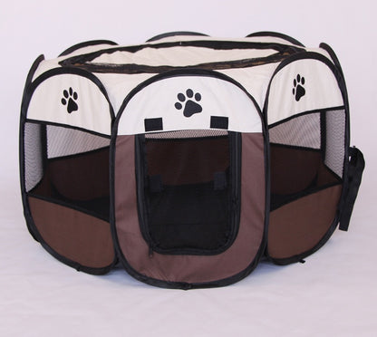 Fast folding octagonal pet fence.