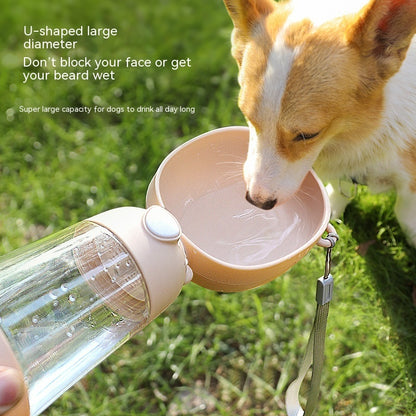 Portable  Water Bottle Food And Water Container