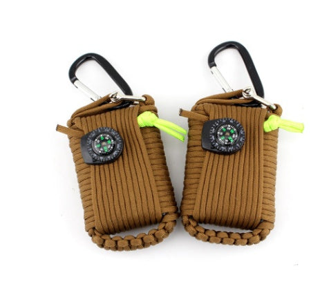 Camping bag climbing umbrella rope equipment kit