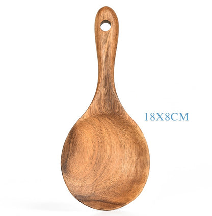 Teak Natural Wood  Spoon