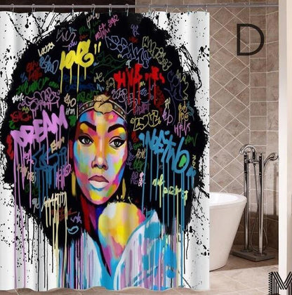 Art Design Graffiti  Curtain