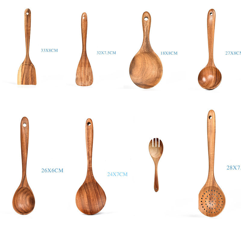 Teak Natural Wood  Spoon