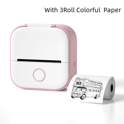 Mini Pocket Small Portable Bluetooth Cell Phone Label Thermal Printer