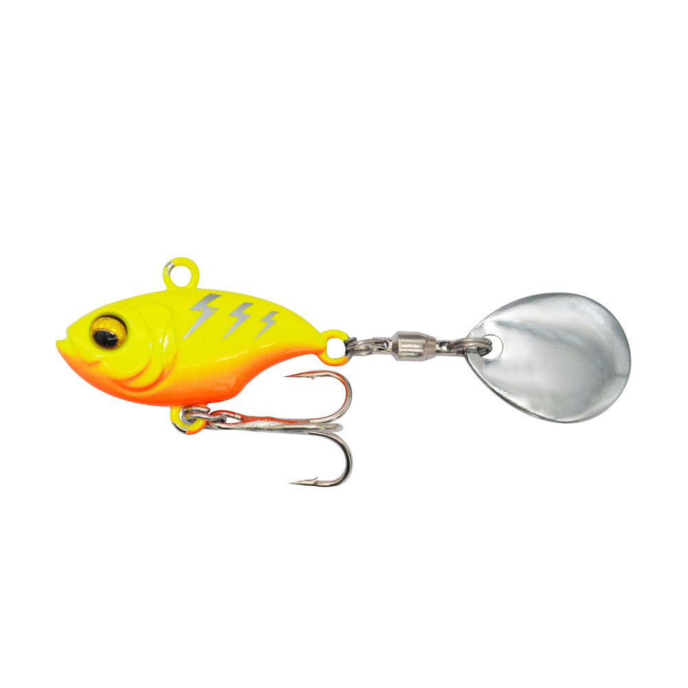 Metal Sea Fishing Iron Plate Lure Rotating Sequins