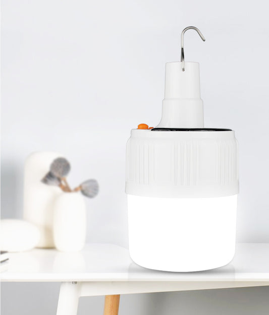 Rechargeable LED Bulb Lamp Remote Control Solar Charge