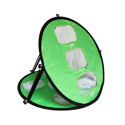 Portable folding golf practice net