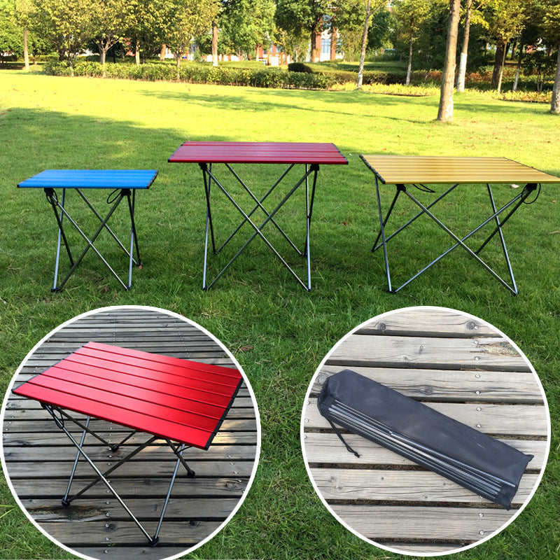 Outdoor mountaineering, super alloy folding table