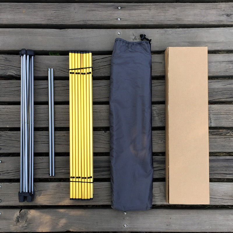 Outdoor mountaineering, super alloy folding table