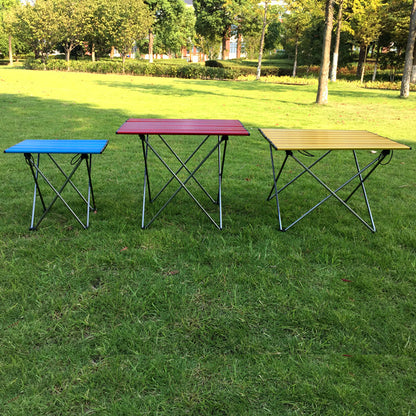 Outdoor mountaineering, super alloy folding table