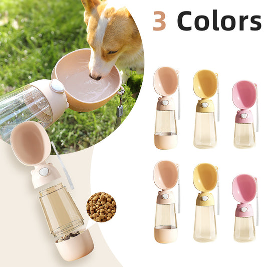 Portable  Water Bottle Food And Water Container