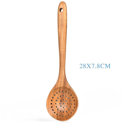 Teak Natural Wood  Spoon