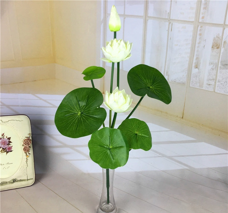 Simulated Water Lily Home Buddha Hall Decoration