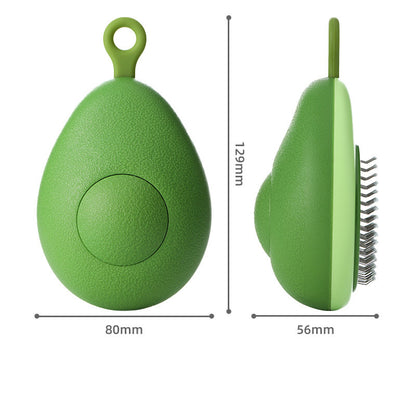Creative Cat Grooming Comb Portable Massage Brush One-Button Remove Floating Hair
