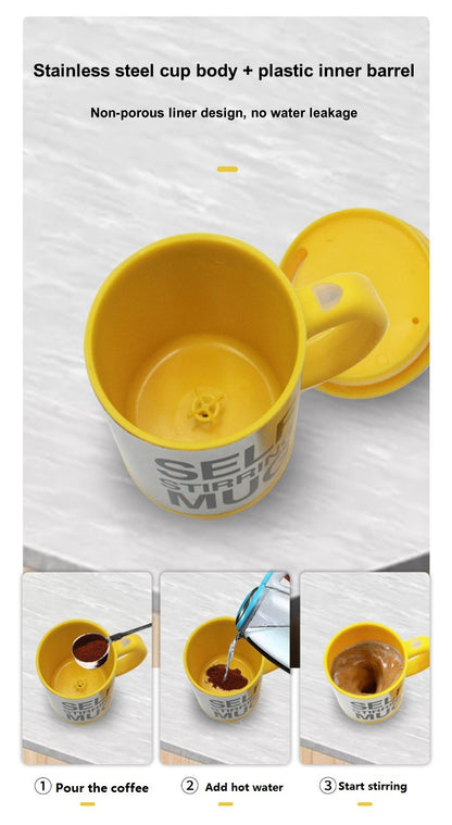 Automatic Lazy Self Stirring Magnetic Mug