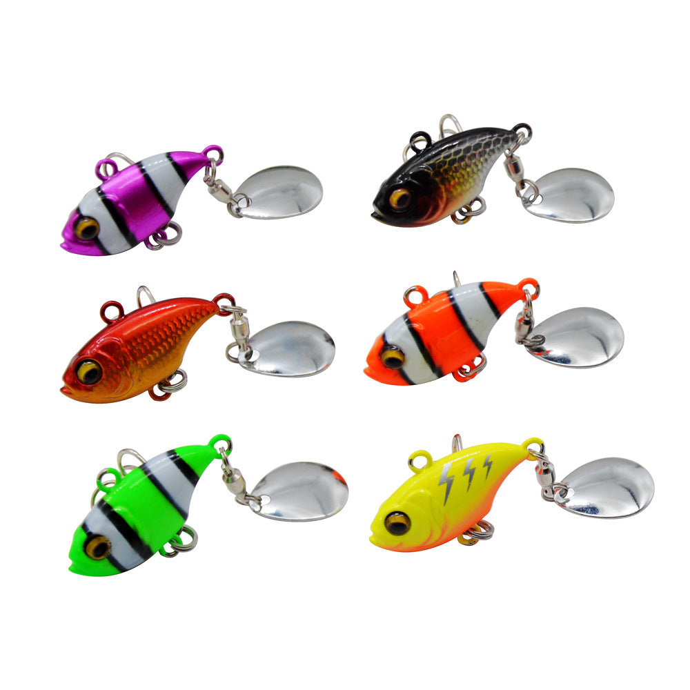 Metal Sea Fishing Iron Plate Lure Rotating Sequins