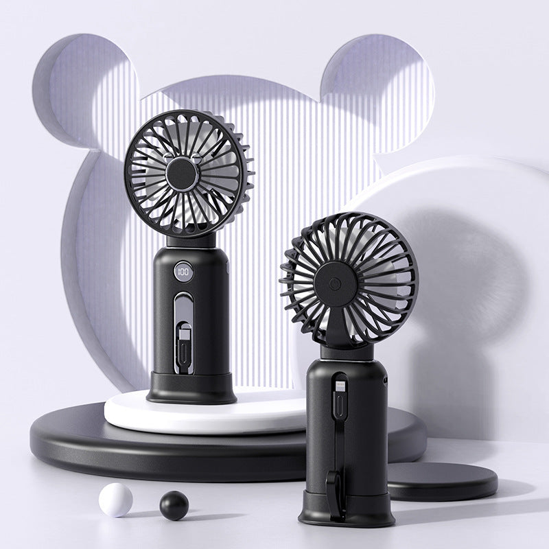 2-in-1 Handheld Fan Fast Charging Power